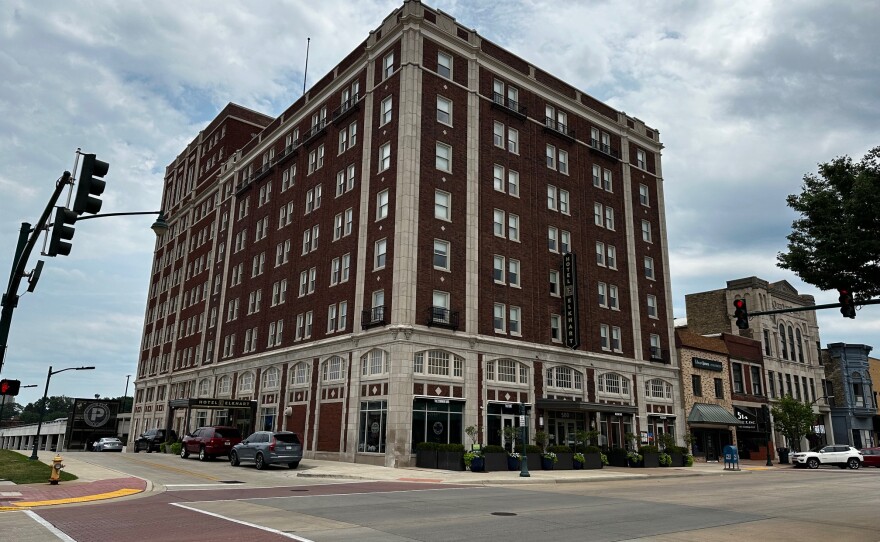 Hotel Elkhart is the host of this year's Indiana Conference of Mayors. Elkhart Mayor Rod Roberson is this year's president.