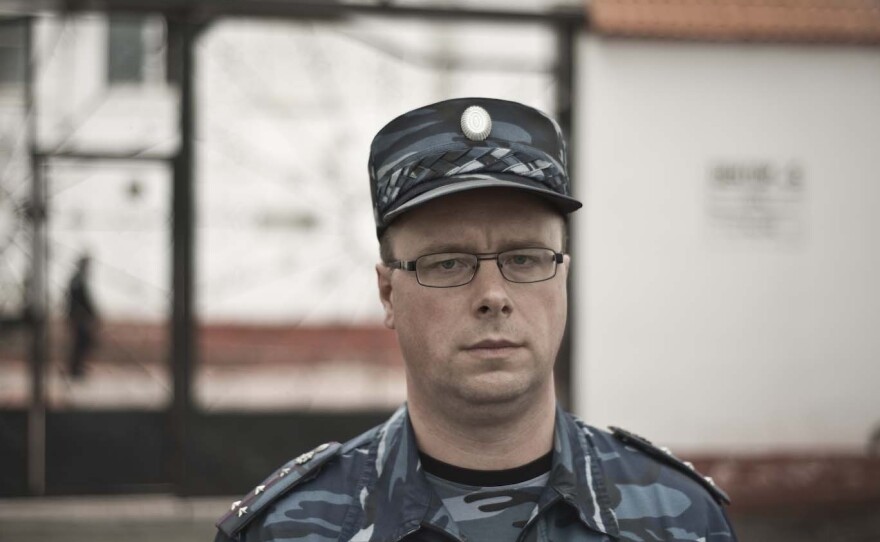 Alexander Leshchyov is the deputy warden at the Siberian prison where inmates are sent for tuberculosis treatment