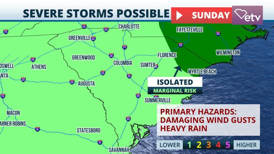 Sunday Storm Outlook