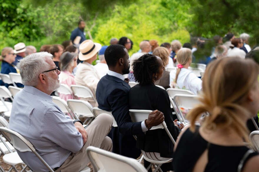 On Saturday April 22, 2023 at Arlington House, The Robert E. Lee Memorial during the Finding Our Voice public program by descendant families of Arlington House Plantation.