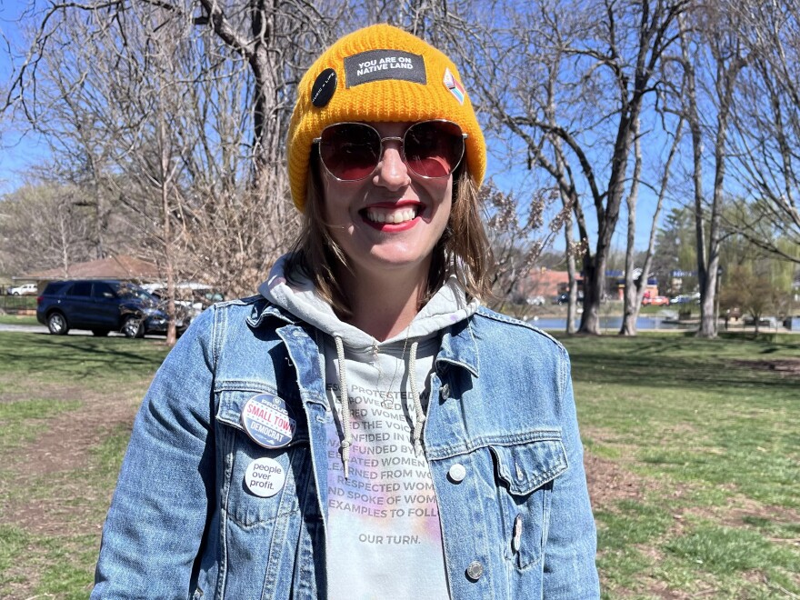 Samantha Hughes is the chair of the Augusta County Democratic Committee.