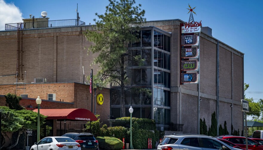 The KRQE headquarters in Albuquerque on Friday. KRQE will no longer be a CBS affiliate starting Aug. 1.