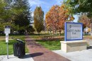 The entrance of Cecil D. Andrus Park.