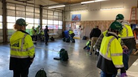 Community emergency volunteers at a previous training event.