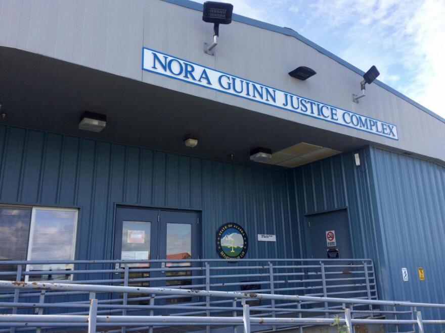 Bethel's courthouse, the Nora Gunn Justice Complex. (Dean Swope/KYUK)