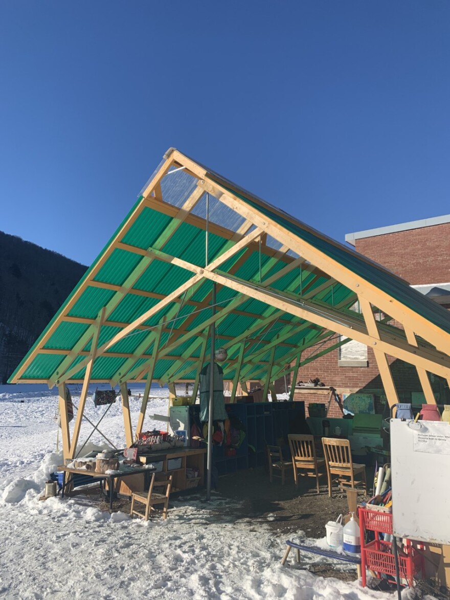 A pandemic-prompted outdoor classroom in Vermont