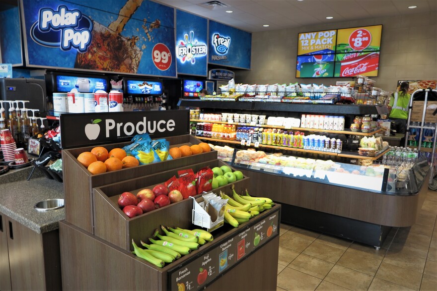 These days, Holiday Stationstores provide more options for fresh food. The company is trying to break old practices of cold coffee, dried up food and limited selection.