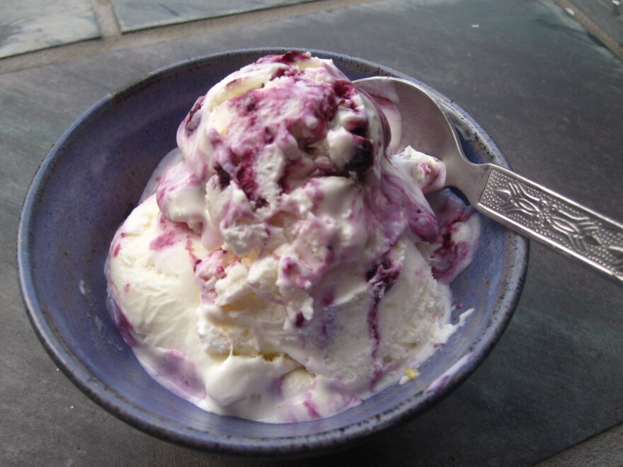 Blueberry Cheesecake Ice Cream