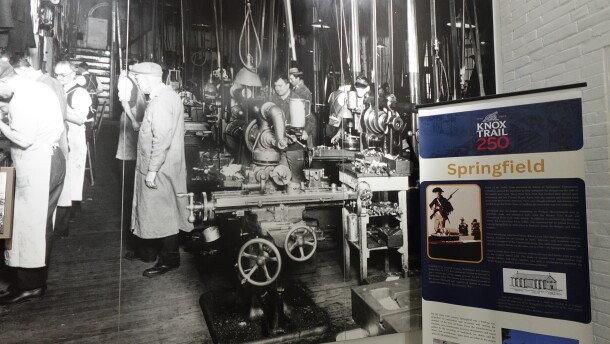 Elements displayed at the Springfield Armory.