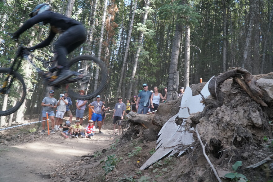 A competitor catches air Sept. 12.