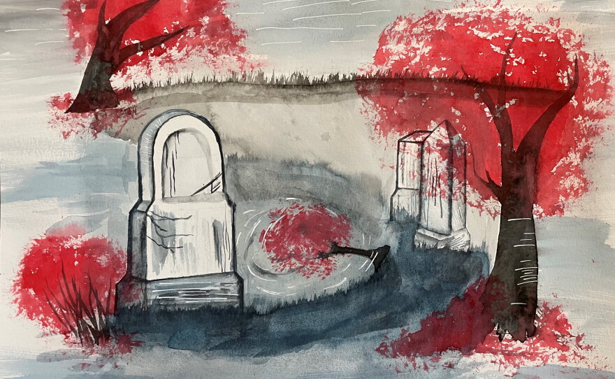 Prokofiev-inspired watercolor