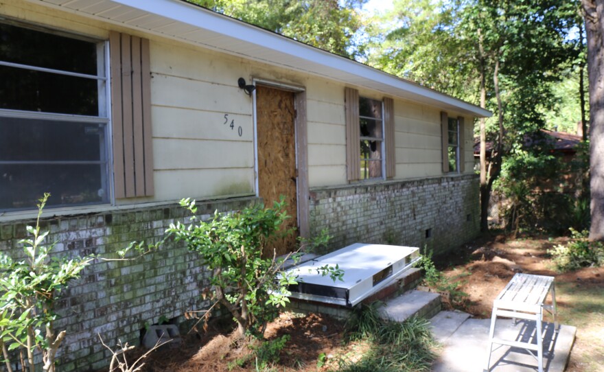 Lou Alice's home has been uninhabitable since it sustained serious damage from the flood of October 2015. After the Saint Bernard Project finishes repairs, Lou Alice will be able to return home. 