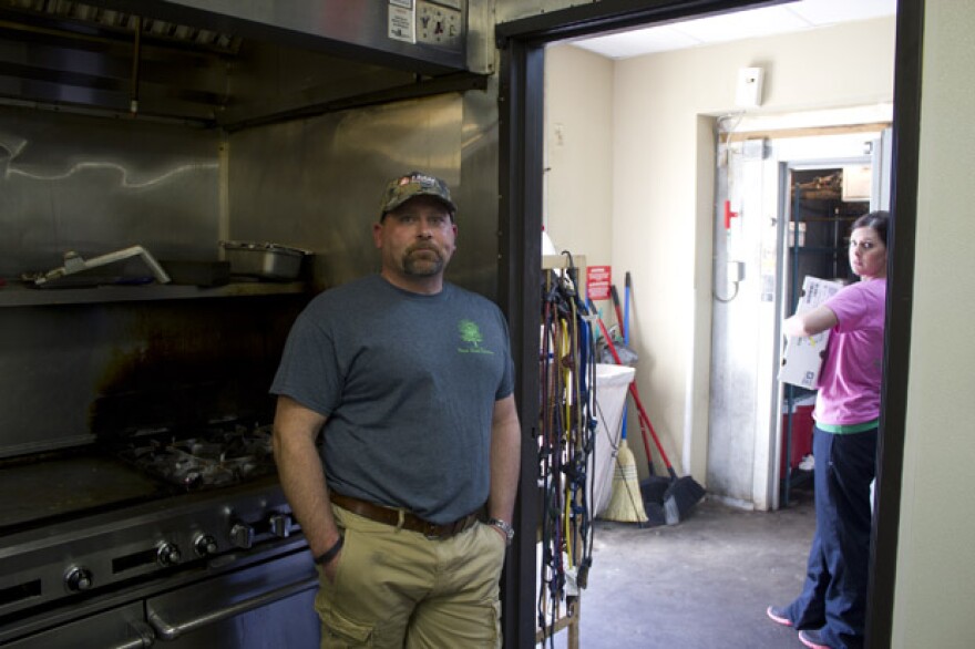 Chad Igo owns Pecan Creek Catering in New Cordell, Okla., which delievers food to workers in the oil patch.