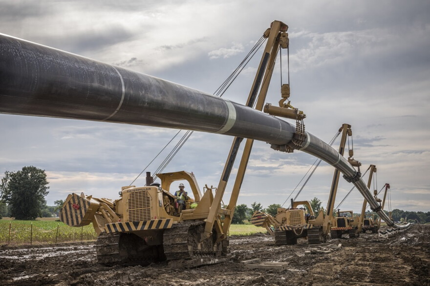 NEXUS Pipeline under construction in northern Ohio