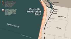 The Cascadia Subduction Zone off the coast of North America can produce earthquakes as large as Magnitude 9 and corresponding tsunamis. MUSTAFA LAZKANI / FEMA