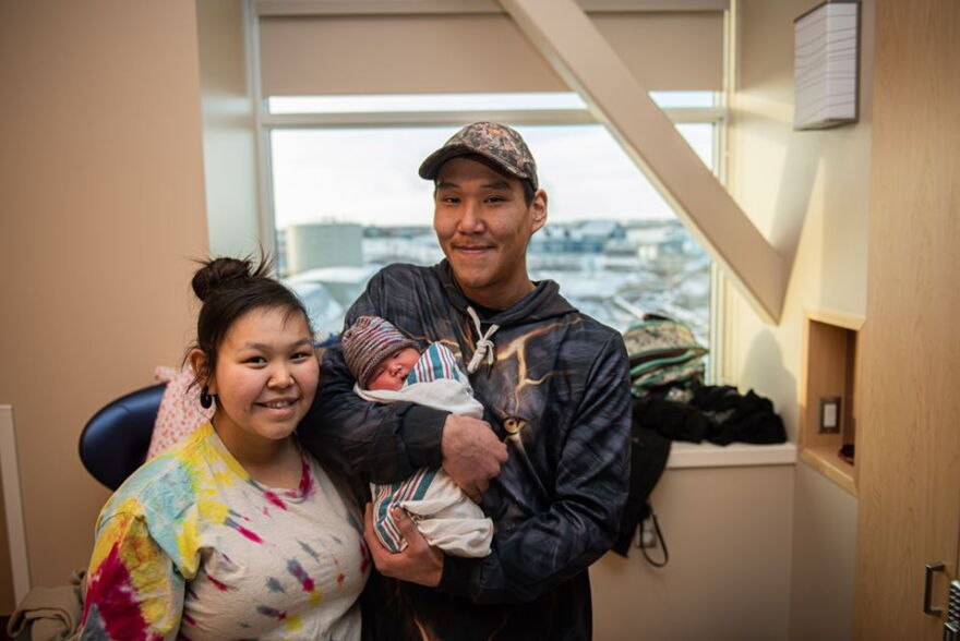 Parents Larissa Evon and Nathaniel Moses of Akiakchak welcomed their child Kayce Riley Lydia Moses on 3:47 a.m. on Jan. 1, 2020, the first baby born in the YKHC hospital this decade.