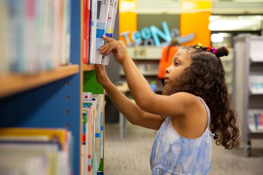 Children's room at Mesa Public Library.