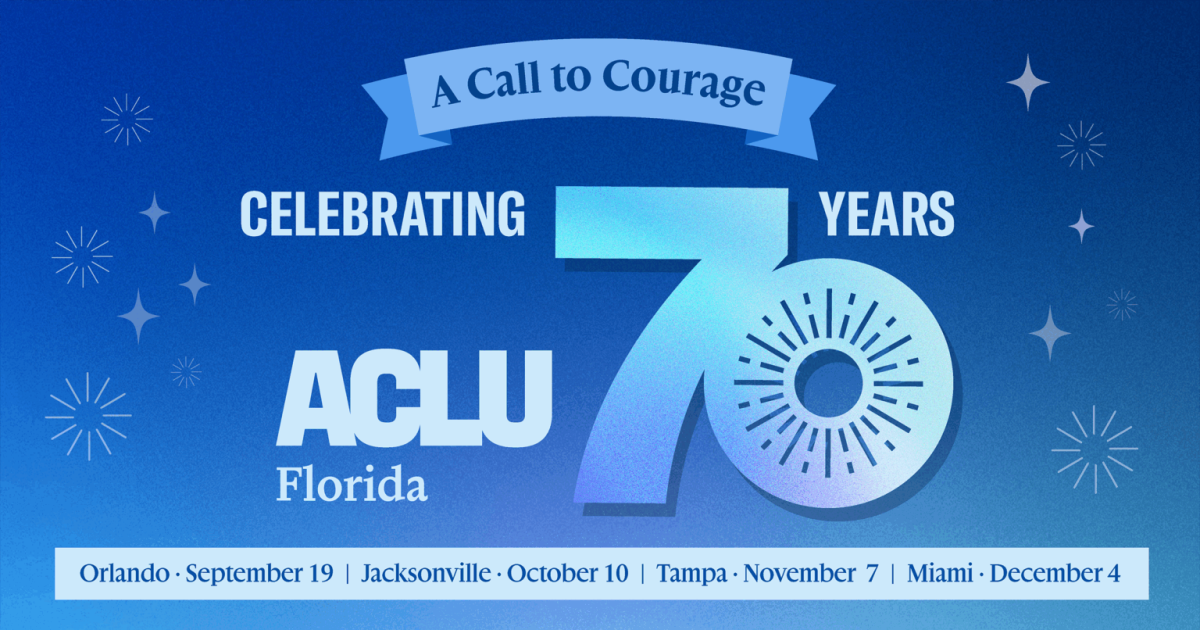 ACLU of Florida to celebrate 70th anniversary with a 'Statewide Call to ...