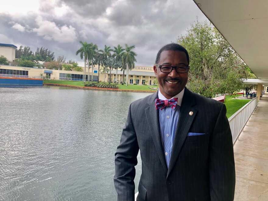 Jaffus Hardrick is the interim president of Florida Memorial University, the only historically black university in South Florida. He was a top administrator at the public Florida International University for a decade before taking on the new position.