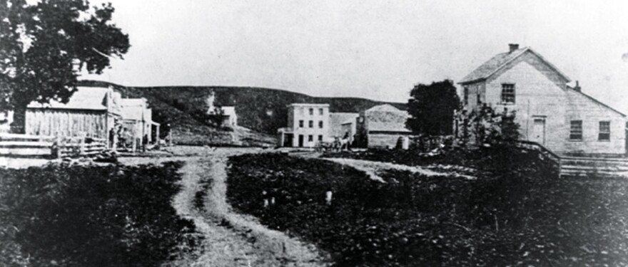 The earliest known photo of Vermillion. 1868.
