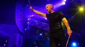 <p> Moby plays the Asheville Civic Center at Moogfest on Friday, October 28, 2011.</p>