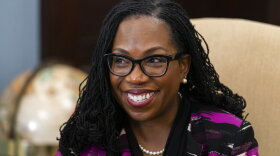Supreme Court nominee Judge Ketanji Brown Jackson meets with Sen. Chris Coons, D-Del., on Capitol Hill, Wednesday, March 10, 2022, in Washington. Judge Jackson's confirmation hearing starts March 21. If confirmed, she would be the court's first Black female justice. (AP Photo/Alex Brandon)