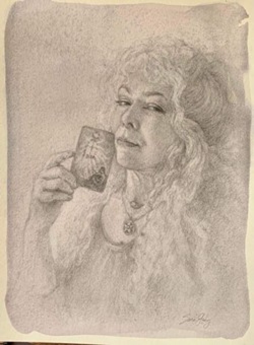 Sari Gaby's self-portrait.