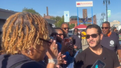 Democratic candidate Abdul El-Sayed on Labor Day, September 7, 2026.