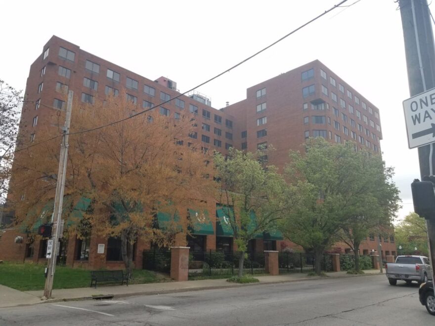 Treyton Oak Towers, a senior living facility in Louisville where at least nine residents have died from coronavirus.