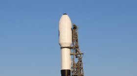 A SpaceX Falcon 9 rocket is set to take off from Vandenberg Space Force Base with a secret government payload Friday morning.