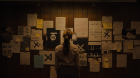 Film still of Maika Monroe as Lee Harker in Longlegs (2024)