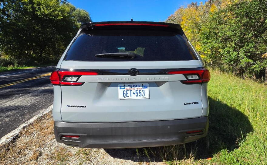 2026 Toyota Grand Highlander Nightshade Hybrid rear