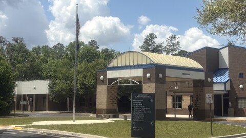 The Alachua County Veterans Services is located at 218 SE 24th St. inside the Alachua County Community Support Services building. (Olivia Bass/WUFT News)