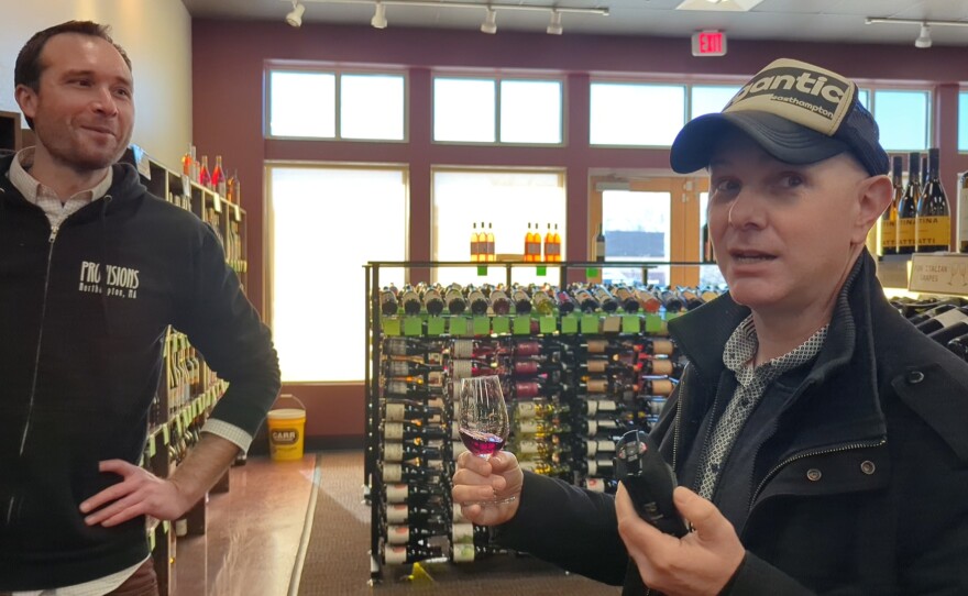  Benson Hyde (left) with Monte Belmonte at Provisions Longmeadow.