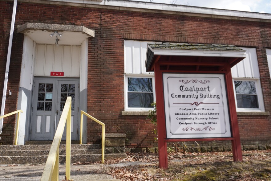 The Coalport Area Coal Museum used to be located in the borough's community building. The museum and several other organizations had to move out because of the now-defunct borough council, which had been paying most of the building's costs. 