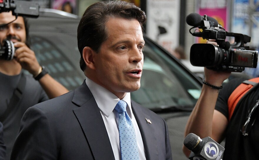 Anthony Scaramucci in a 2017 file photo. Scaramucci, who was briefly the White House communications director, said he had a lot of trouble getting wealthy Republicans to donate to President Trump's insurgent 2016 campaign.