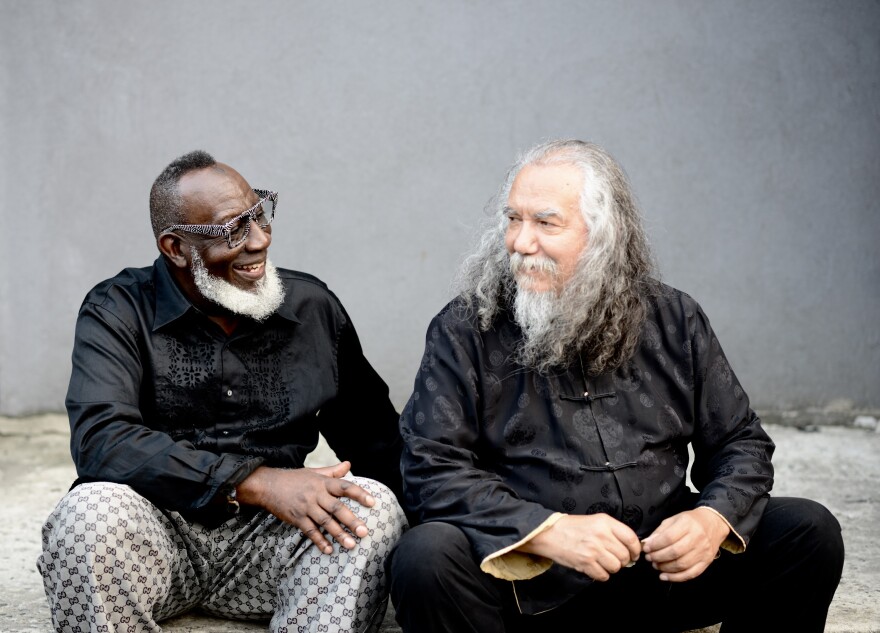 Jamaaladeen Tacuma and Tisziji Muñoz of The Quantum Blues Quartet