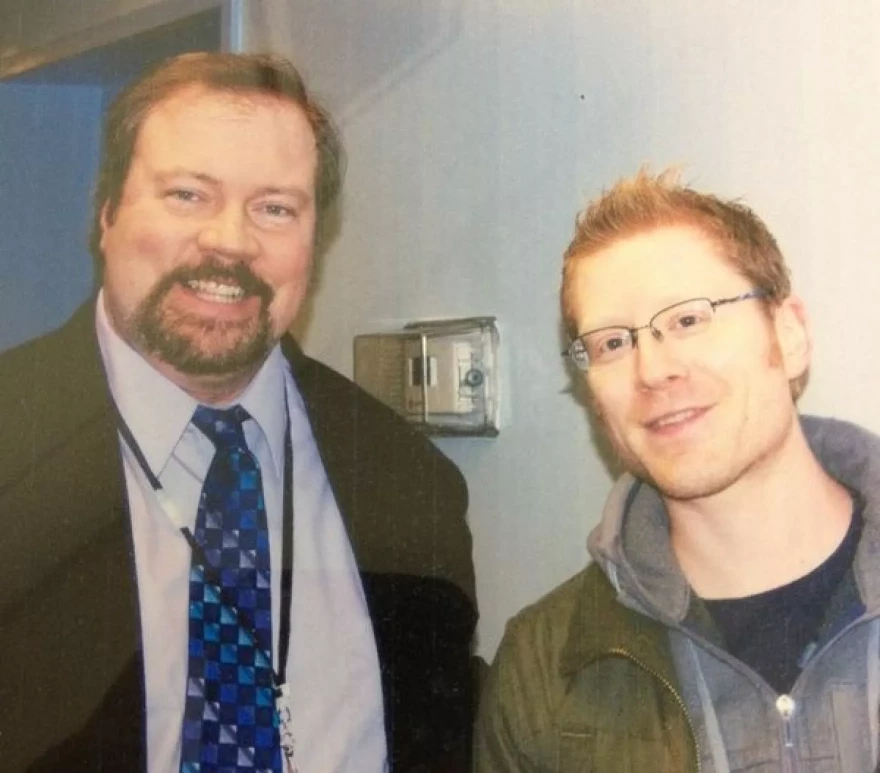 Broadway star Anthony Rapp comes to the WBGO Studios in 2009 for an edition of SportsJam with Doug Doyle