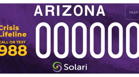 The new Suicide Awareness plate released in partnership with the