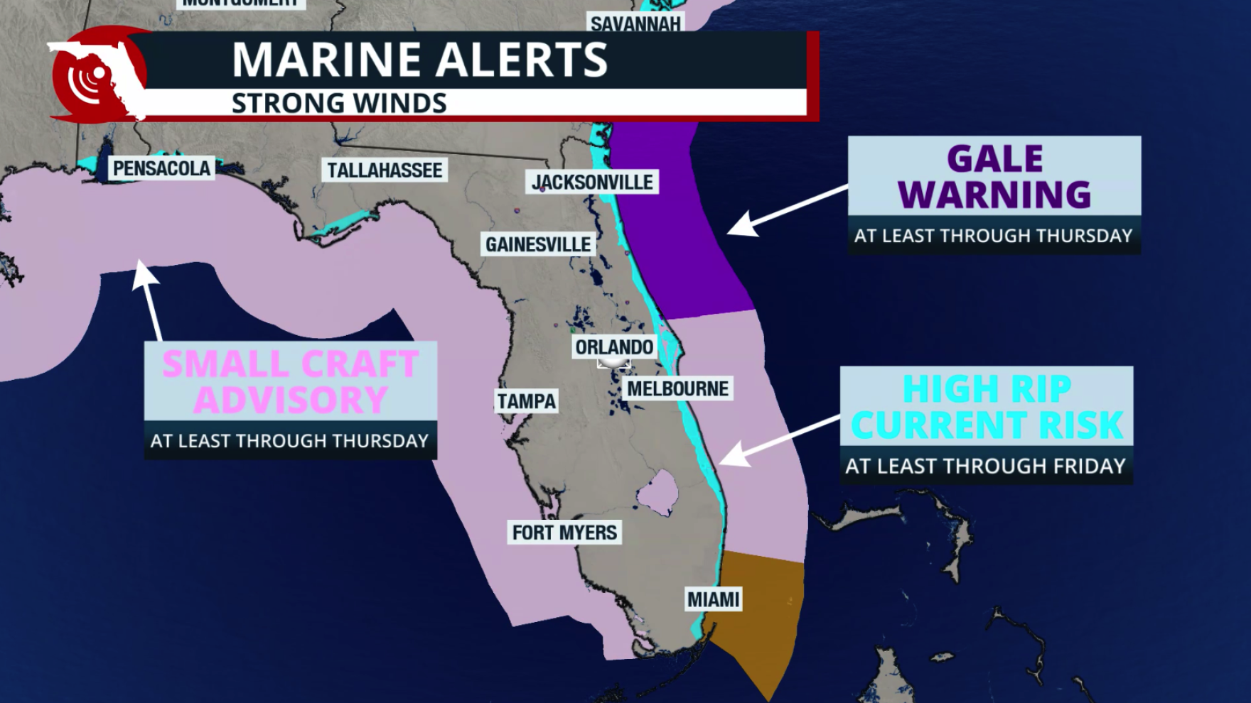 Rip currents: hundreds rescued from the water on South Florida beaches