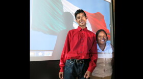 RadioActivians Gerardo Ramos and Rogelia Sanchez.