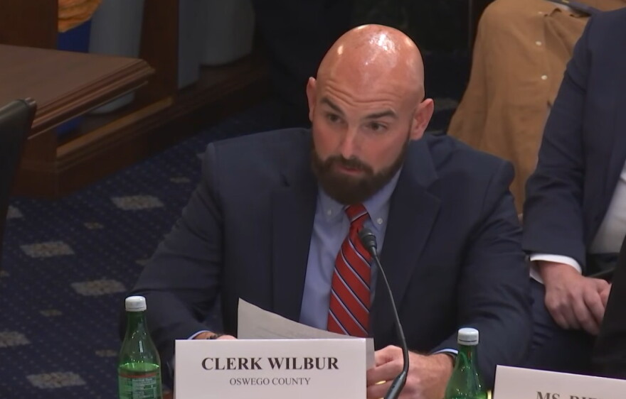 Oswego County Clerk Terry Wilbur, testifying before the House Natural Resources Subcommittee on Federal Lands legislative hearing, September 16, 2026.