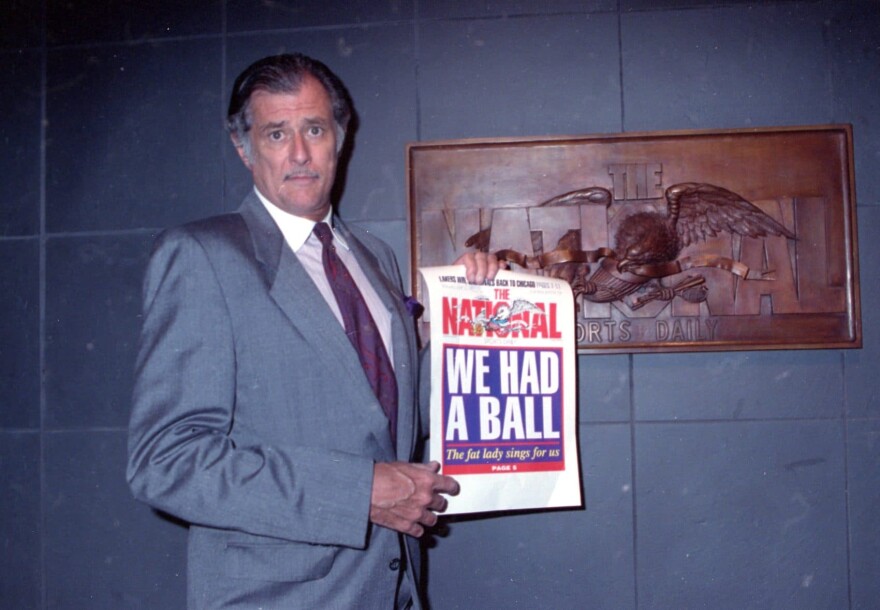 Frank Deford, pictured here in New York City in 1991, died Sunday at the age of 78. (Susan Ragan/AP)