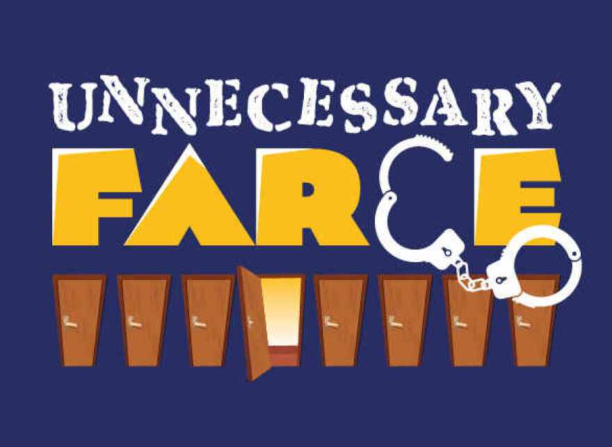 Broadway Palm Graphic for 'Unnecessary Farce'