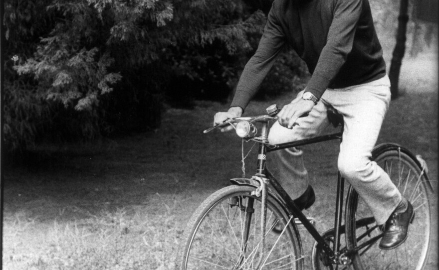 Italo Calvino's lead character, the impossible Qfwfq, rides lava, galaxies and the very curve of space itself. Calvino, however, rode bicycles.