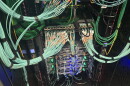 A server inside the fourth generation of the University of Florida’s HiPerGator supercomputer.