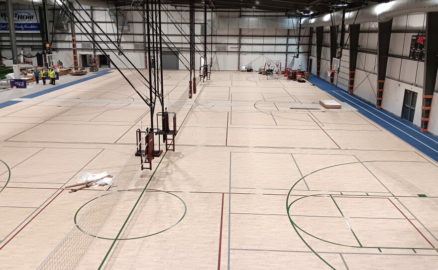 The new Kenan Civic Center sport court half of the athletic fields can also accommodate concerts, conferences, and is slated to hold Lockport High School's graduation ceremony in June 2027.