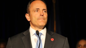 Gov. Matt Bevin on election night 2019.