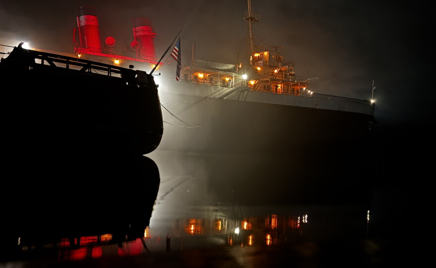 S.S. City of Milwaukee transformed into Manistee's Ghost Ship (Courtesy: The Society for the Preservation of the S.S. City of Milwaukee)