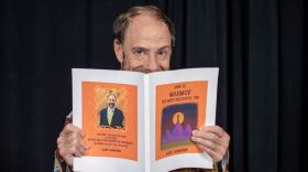 Patrick Richwood in the role of Gary in Florida Repertory Theatre's production of Brent Askari's comedy "ADVICE."